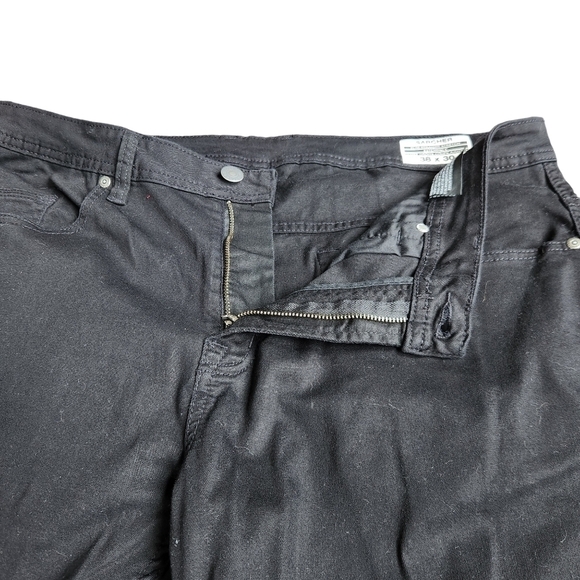 Buffalo David Bitton  Sarcher black slim straight stretch extensible pants - Picture 3 of 10